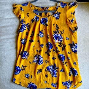 Blu Pepper Blouse size M